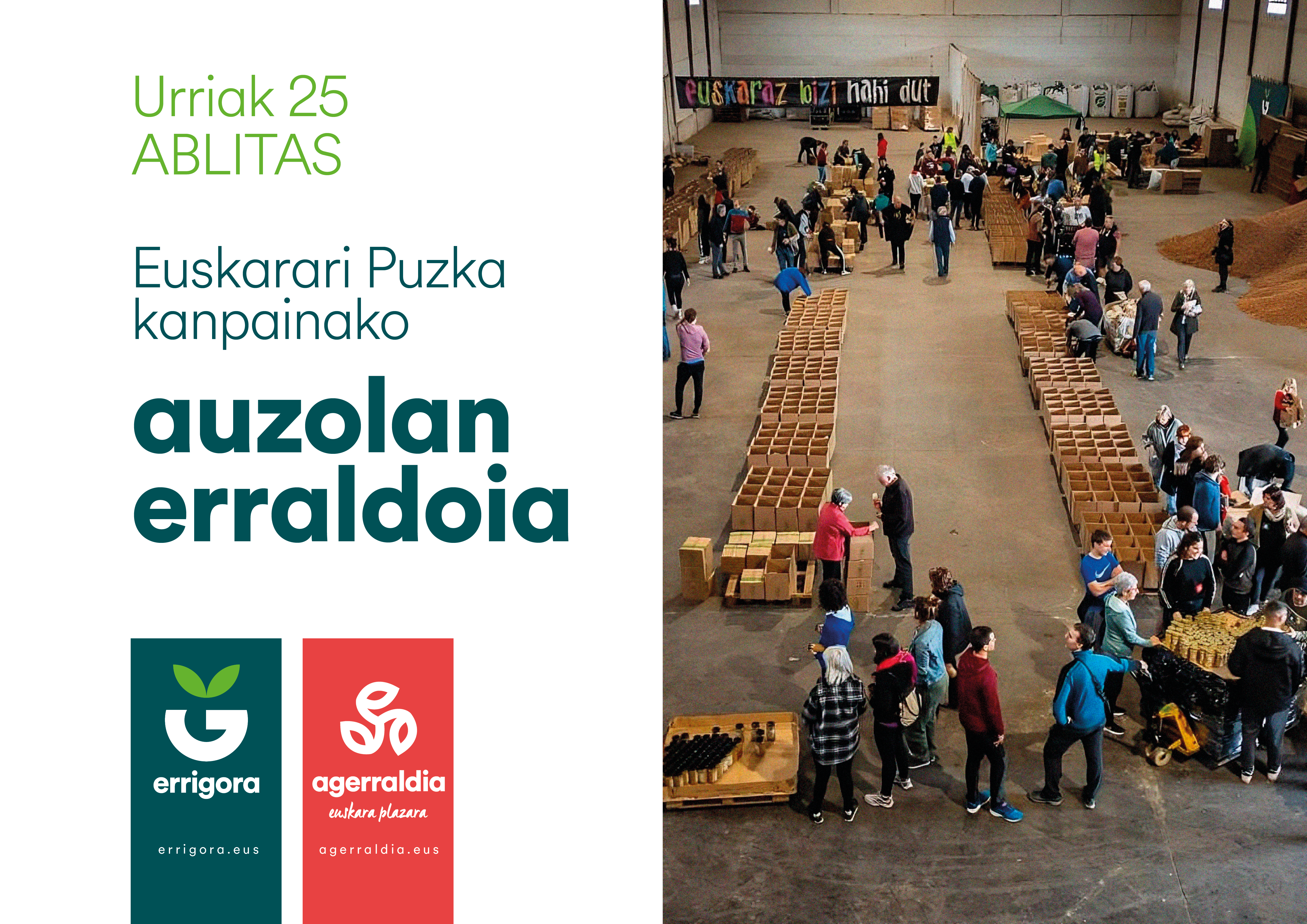 Urriaren 25ean AUZOLANA Ablitasen