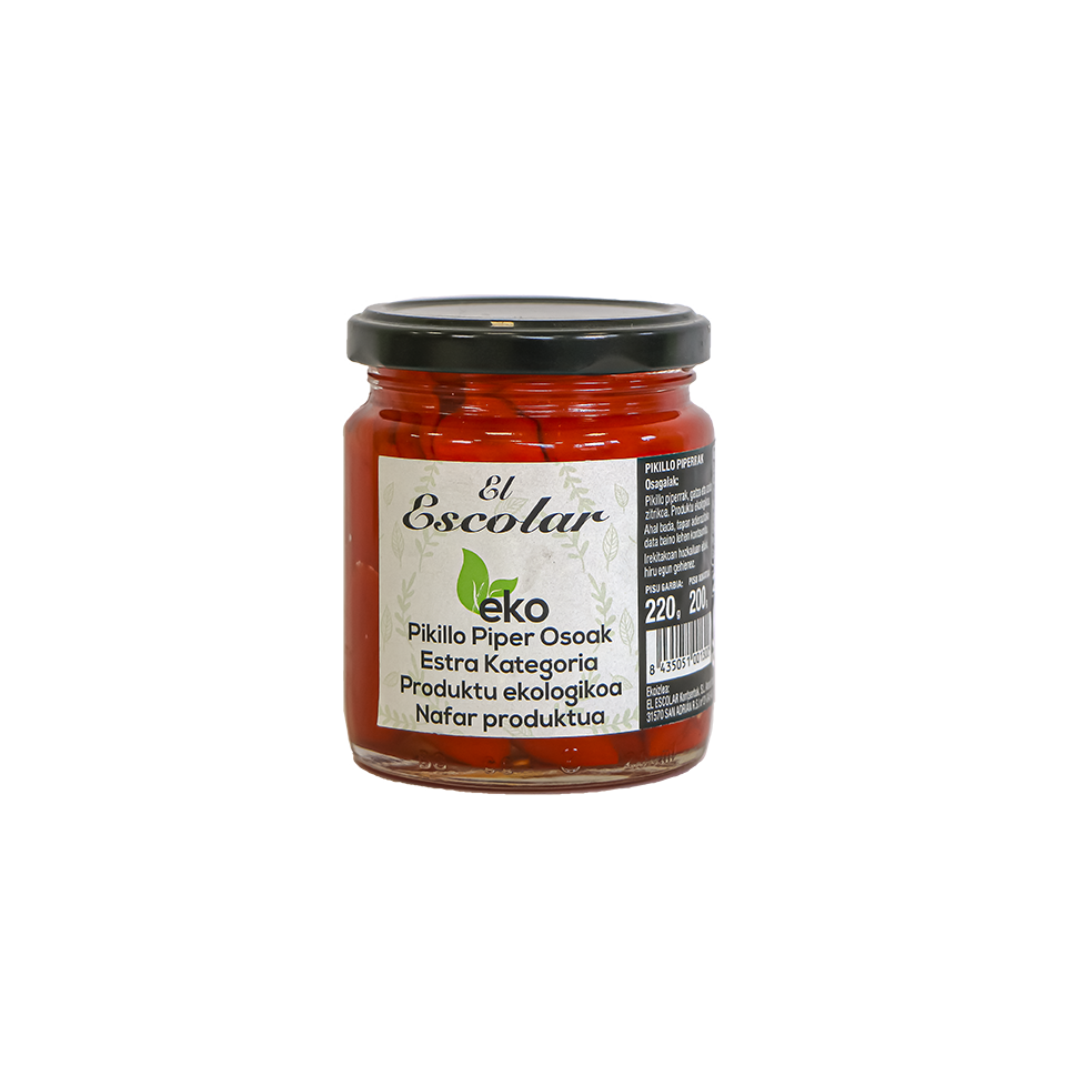 Pikillo piper ekologikoak