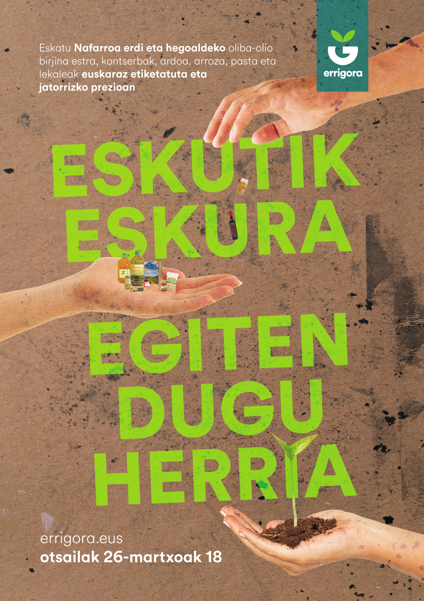 Eskutik eskura egiten dugu herria